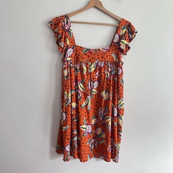 NWOT Kourt Aria Seasonal Linen Blend Mini Dress - Picture 8 of 9